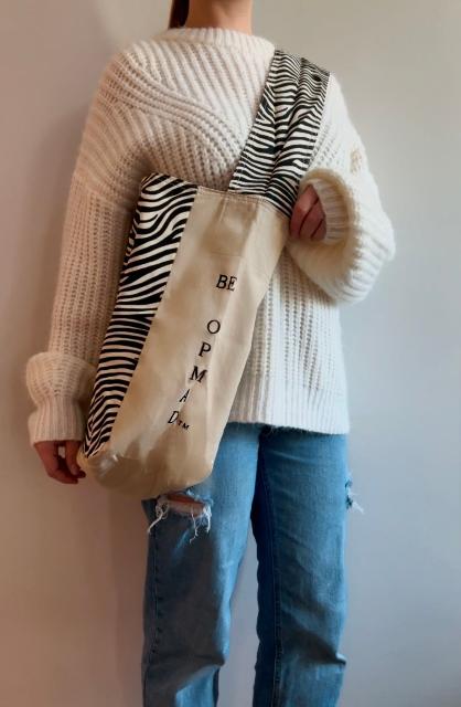 Black & White Zebra Bag