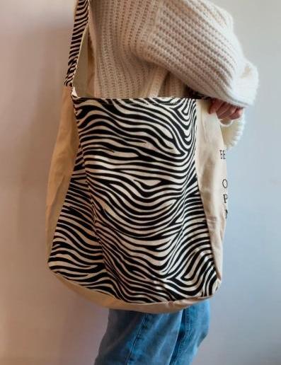 Black & White Zebra Bag