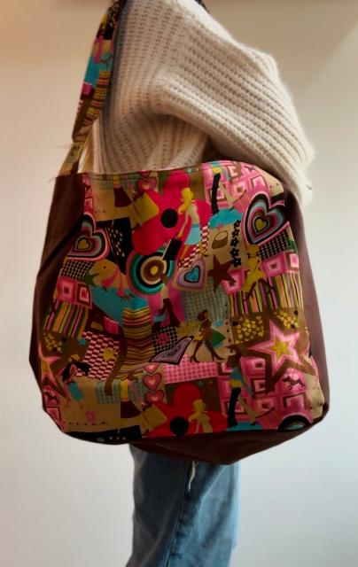 Pink & Brown Bag